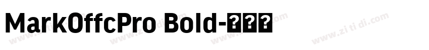 MarkOffcPro Bold字体转换